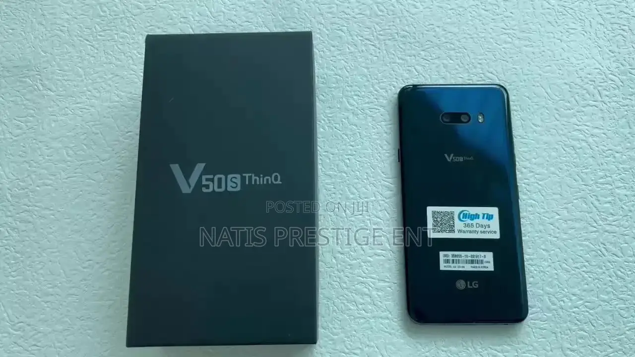 New LG V50 ThinQ 128 GB Black