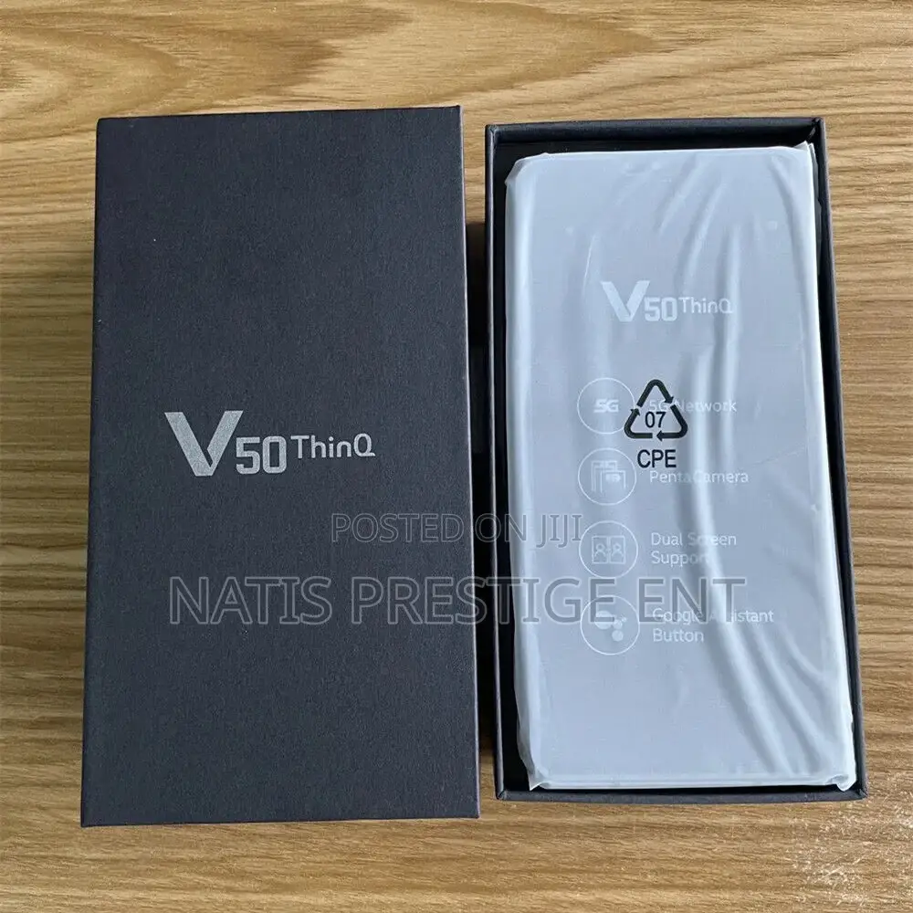 New LG V50 ThinQ 128 GB Black