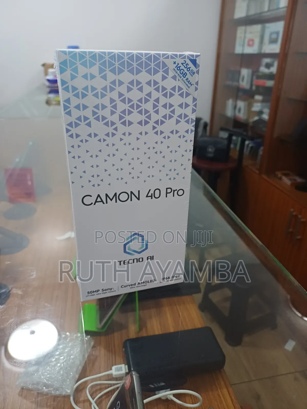 New Tecno Camon 40 Pro 256 GB Black