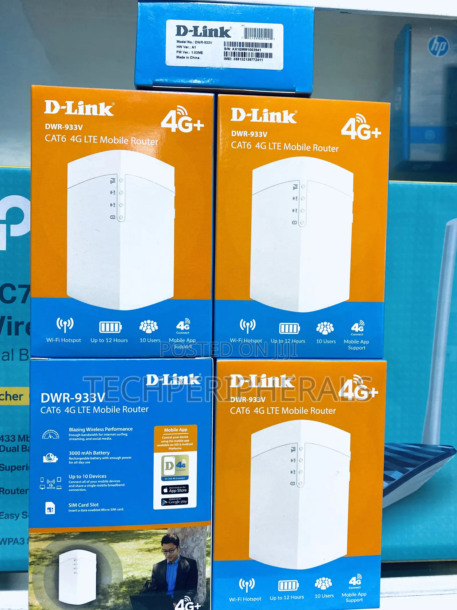 D-Link DWR-933v Cat6 4g Lte Mobile Router