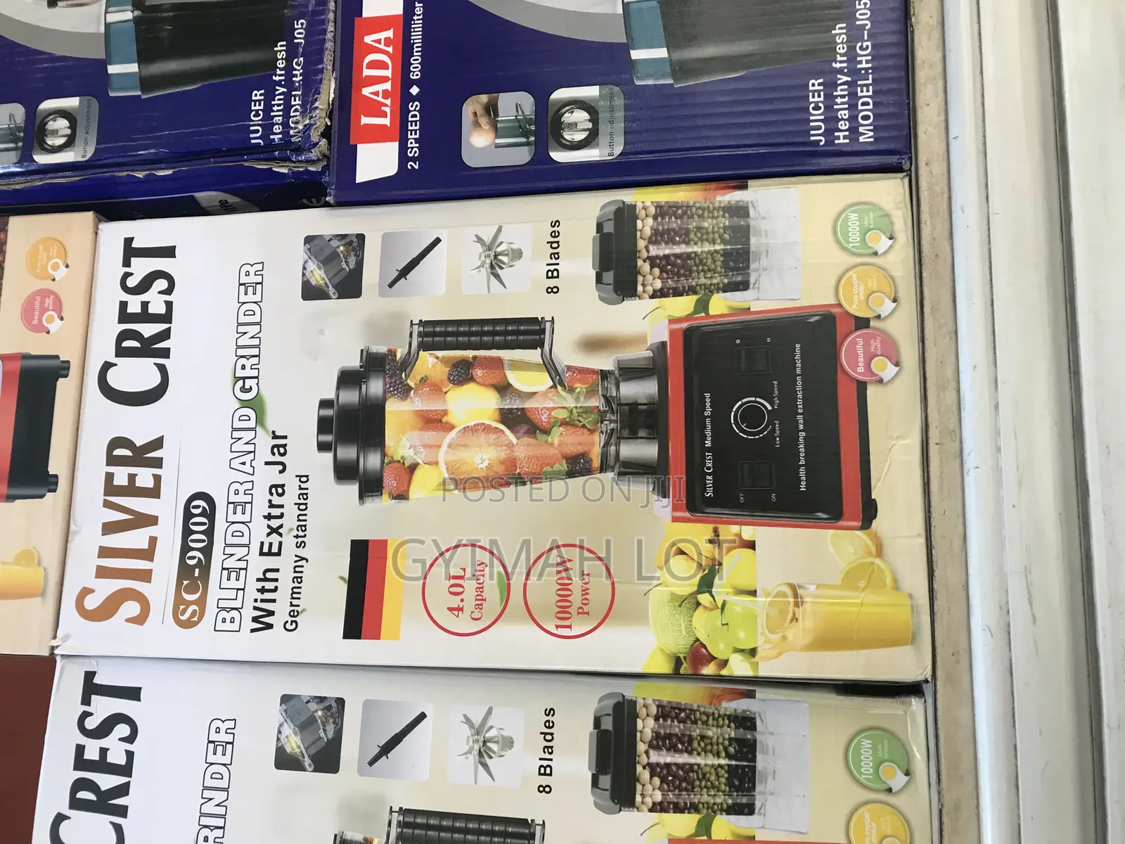 4.0l Silver Crest Blender and Grinder With Extra Jar
