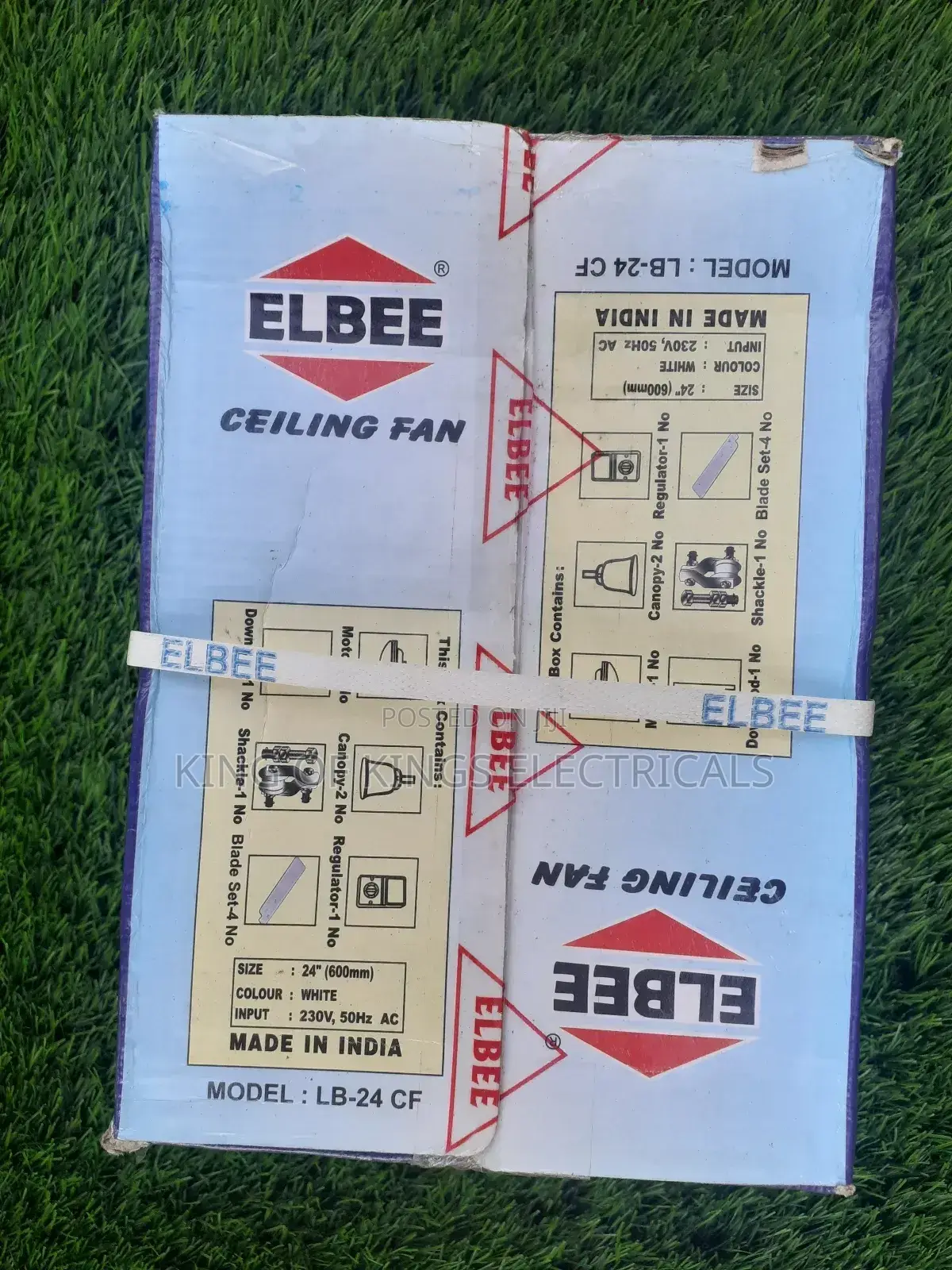 Elbee Ceiling Fan(Short Blade) – Powerful Motor Energy Efficient