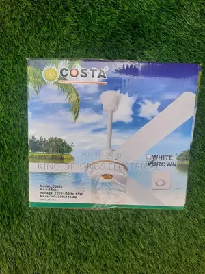 Costa Long Blade Ceiling Fan – Powerful Cooling Stylish Design