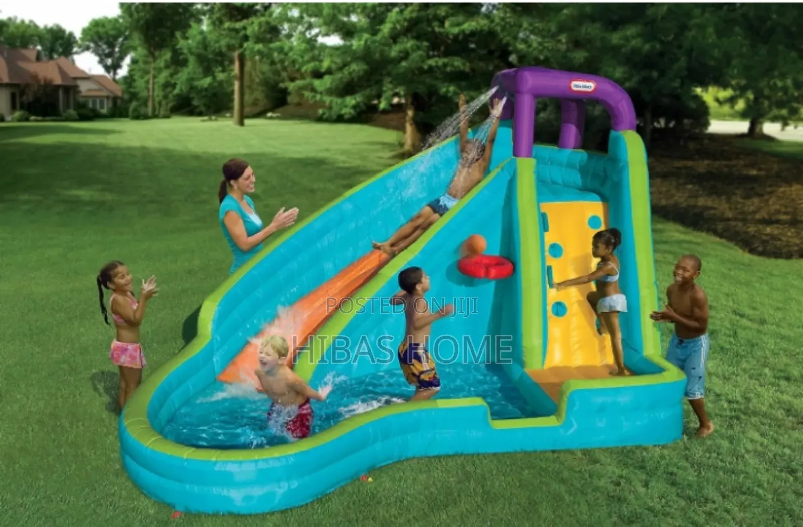 Little Tikes Slum N Curve Bouncy Castle 426.72 (L)274.32 (W) 214cm (H)