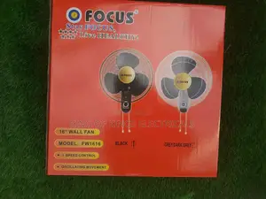 16-Inch Powerful Oscillating Wall Fan–Adjustable Speed Durable Design