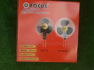 16-Inch Powerful Oscillating Wall Fan–Adjustable Speed Durable Design