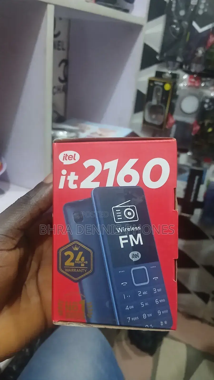 New Itel it2160 Blue