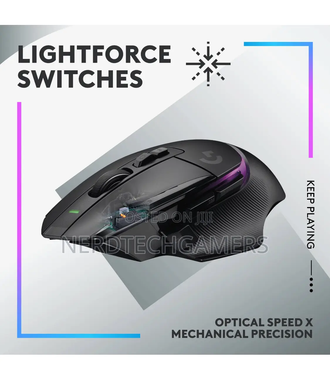 Logitech G G502 X Plus Lightspeed Wireless RGB Gaming Mouse (Black)