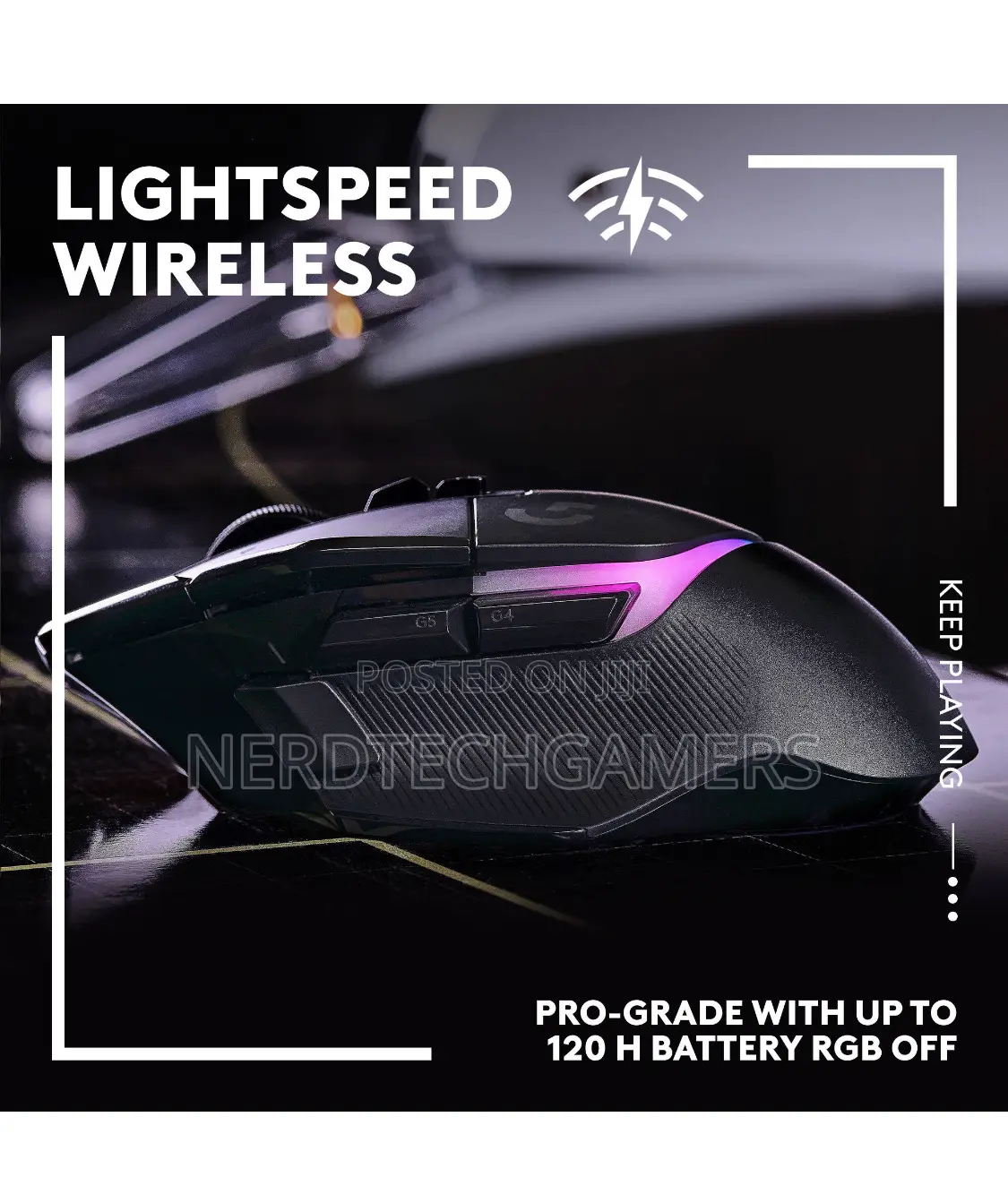 Logitech G G502 X Plus Lightspeed Wireless RGB Gaming Mouse (Black)