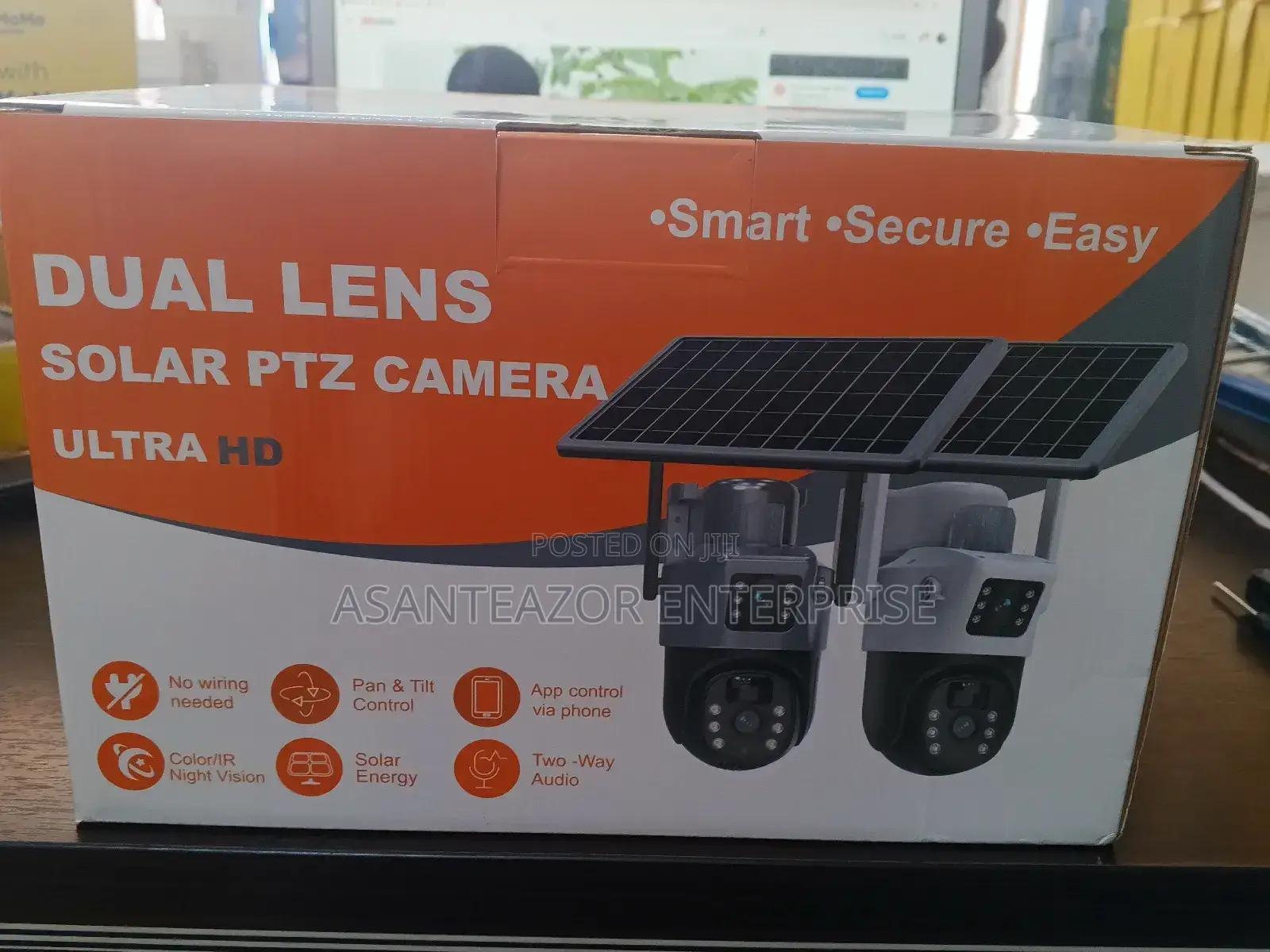 Solar CCTV Camera Dual Lens 4g