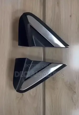 16-18 Honda Pilot Front Pillar Corner Garnish Flat Black With Chrome