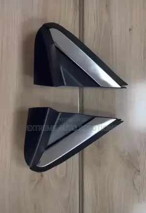 16-18 Honda Pilot Front Pillar Corner Garnish Flat Black With Chrome