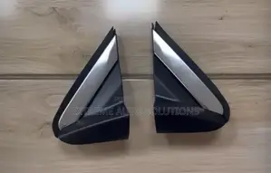 16-18 Honda Pilot Front Pillar Corner Garnish Flat Black With Chrome
