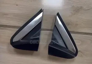 16-18 Honda Pilot Front Pillar Corner Garnish Flat Black With Chrome