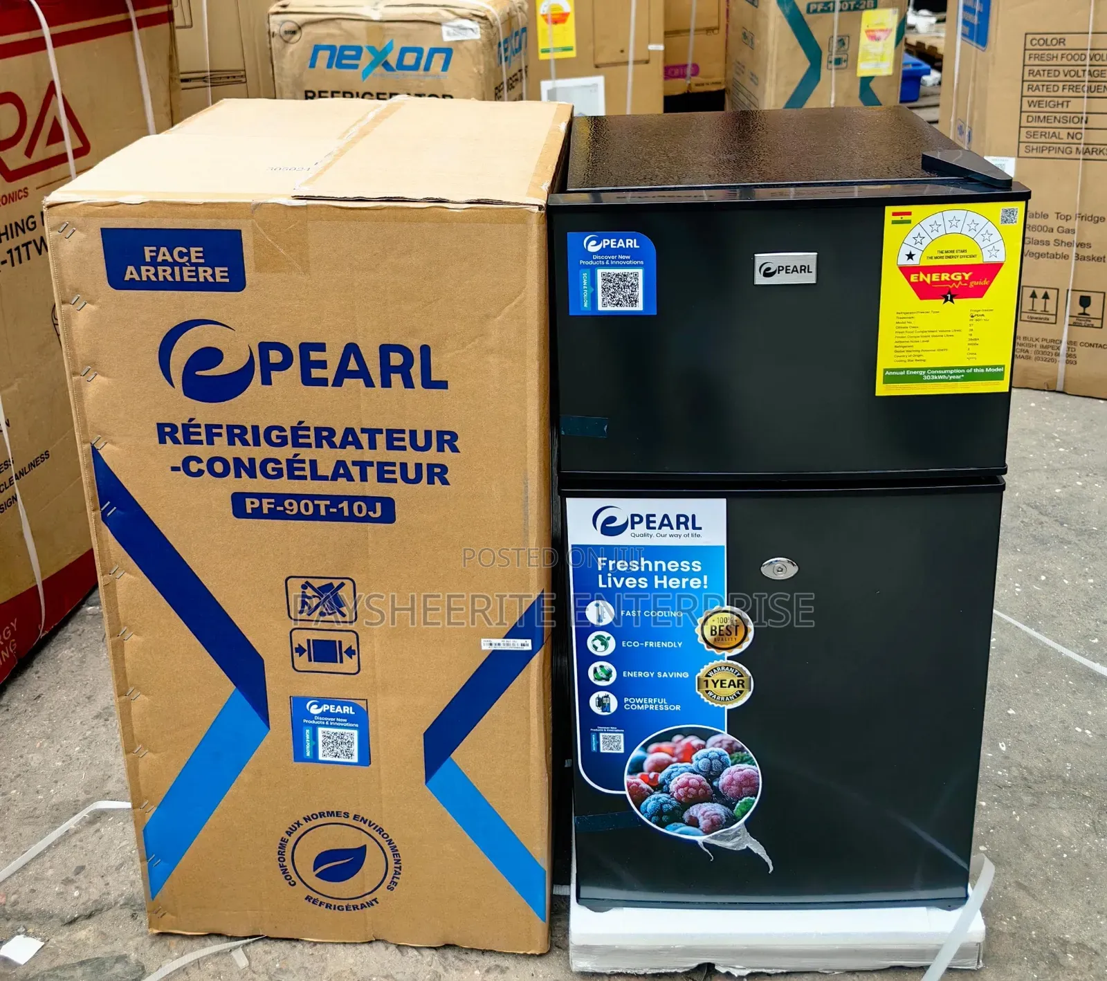 Pearl Table Top Double Door 1700gh