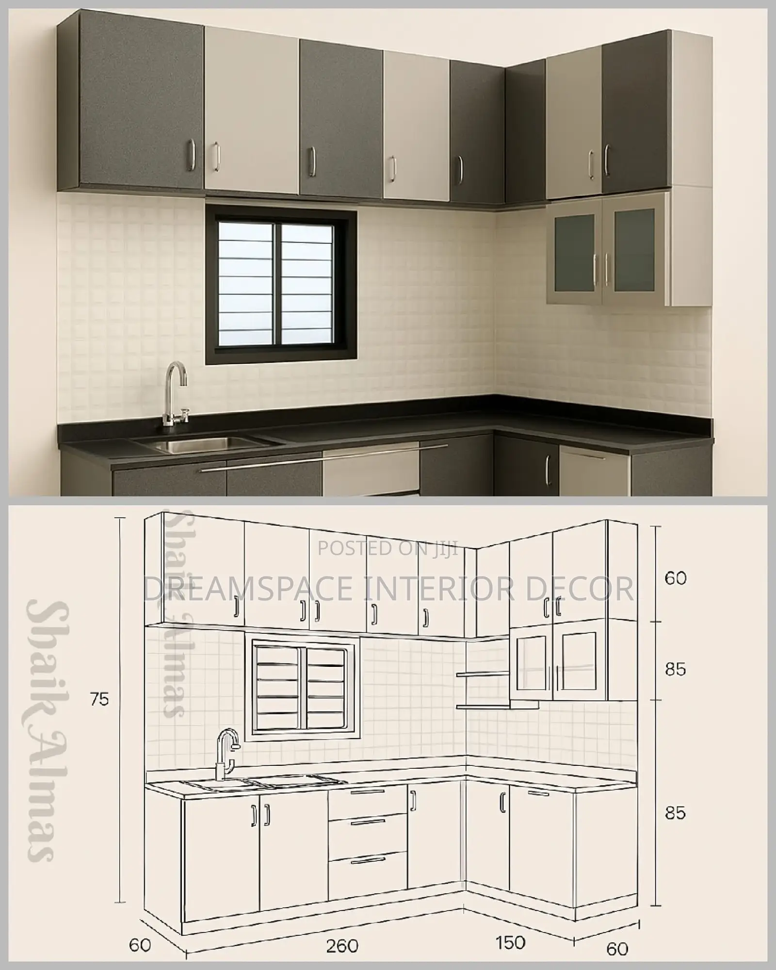Luxury Kitchen Cabinets And Worktops Fabrication