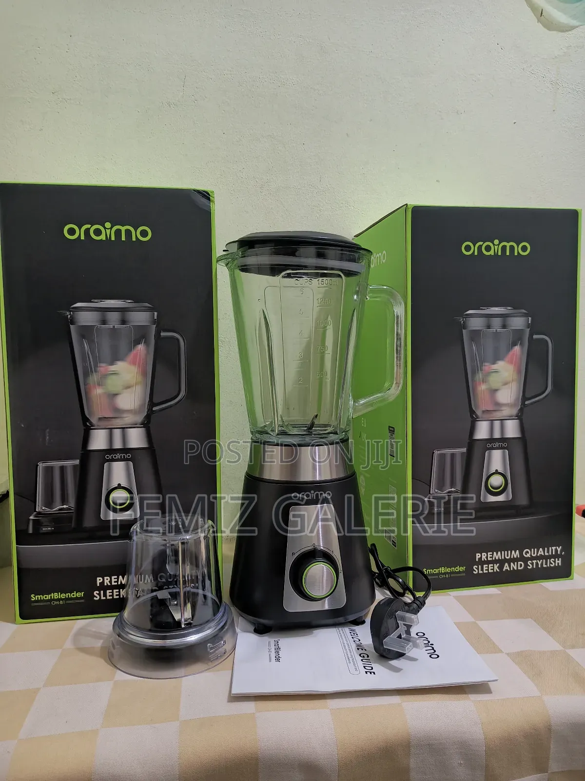 Oraimo Smart Blender 1.5l Glass Jar Blender