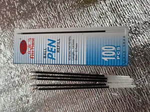 Pen Ink Refills 141mm 100 Pieces. Ghc75