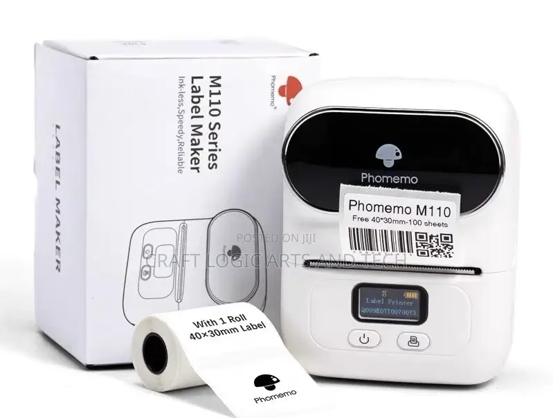 Phomemo M110 Thermal Printer Label Maker Mini Printer