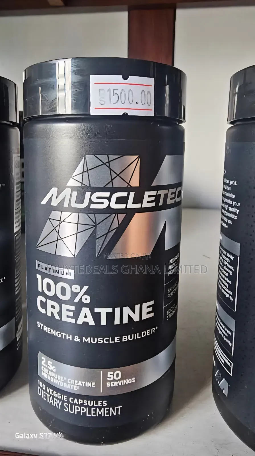 Muscletech 100% Platinum Creatine Capsules| Muscle Builder|Strength