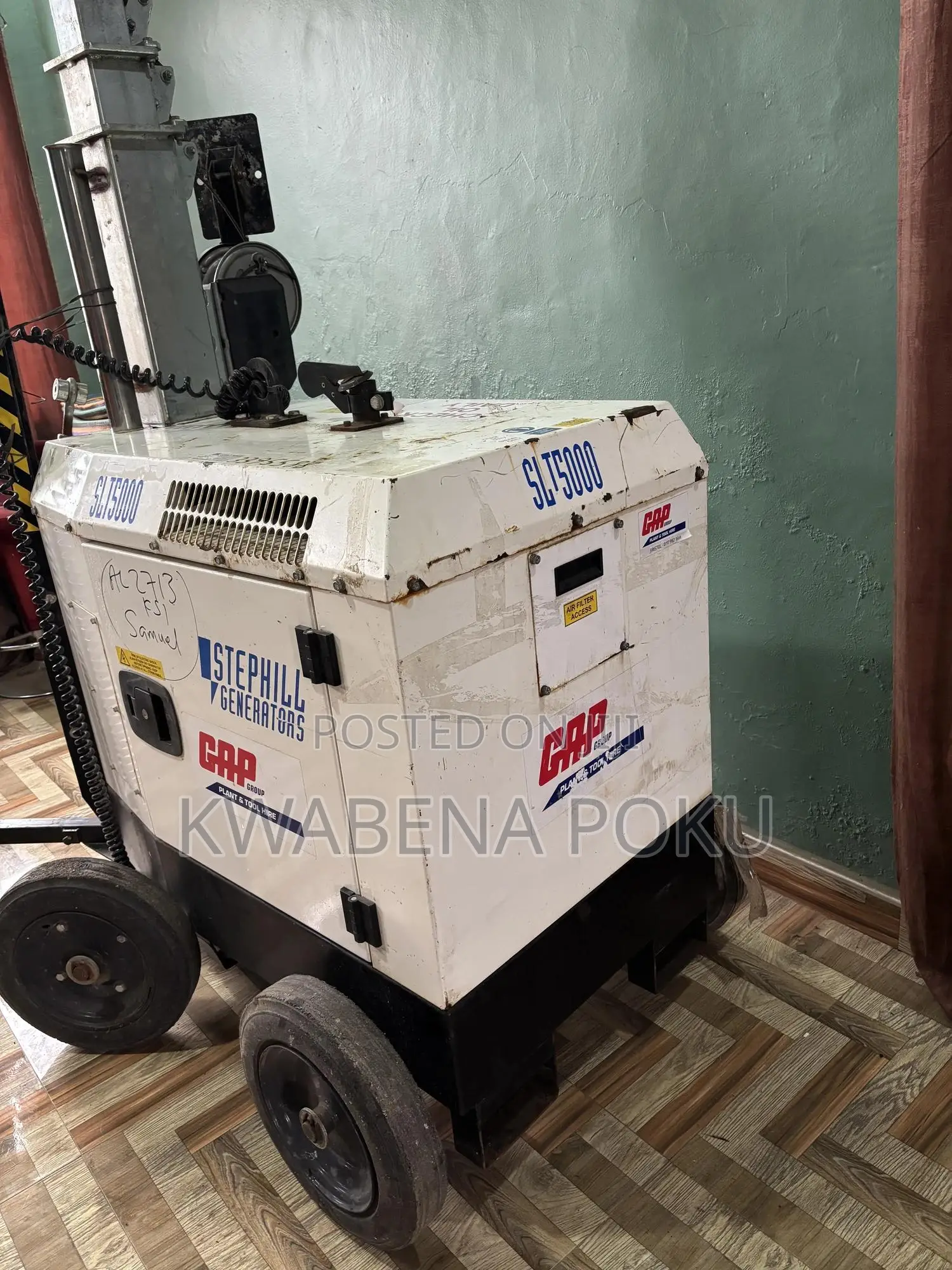 Tower Light With Generator