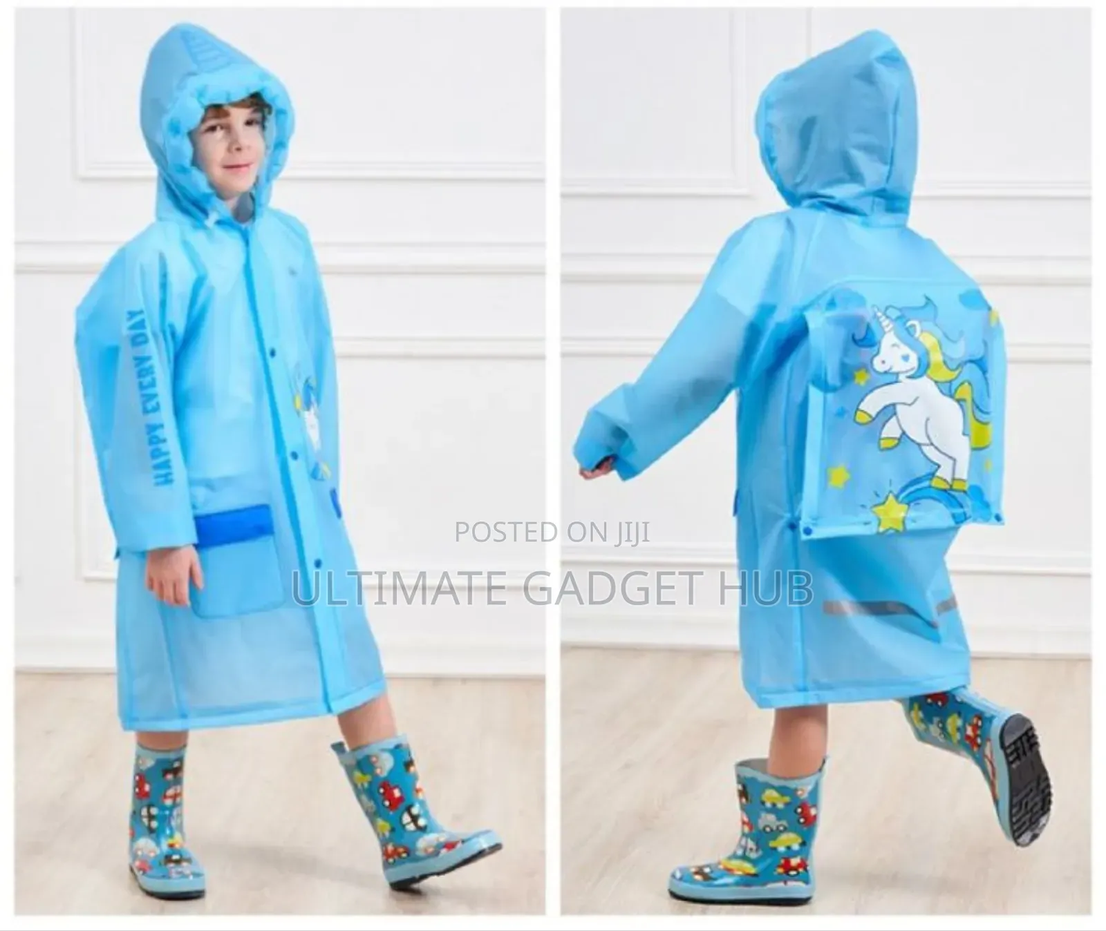 Children Rain Coat With Boots
