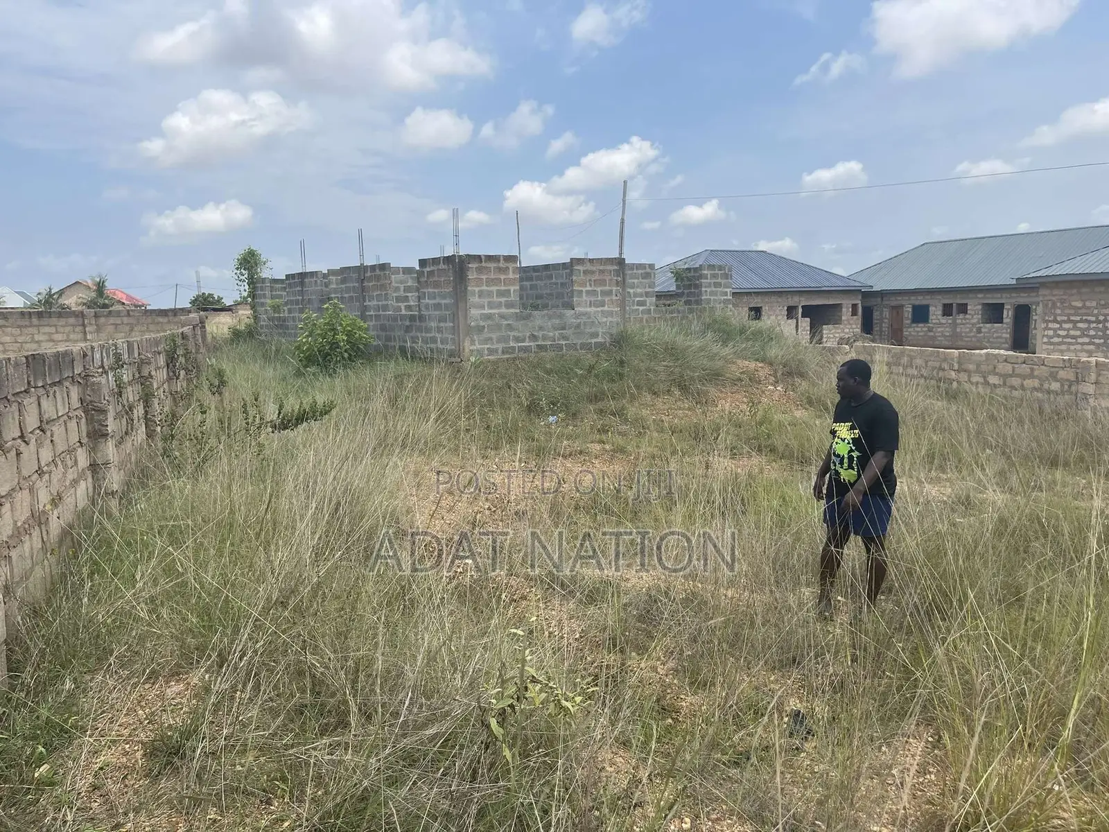 Uncompleted Structure on a 72 by 99 Plot of Land