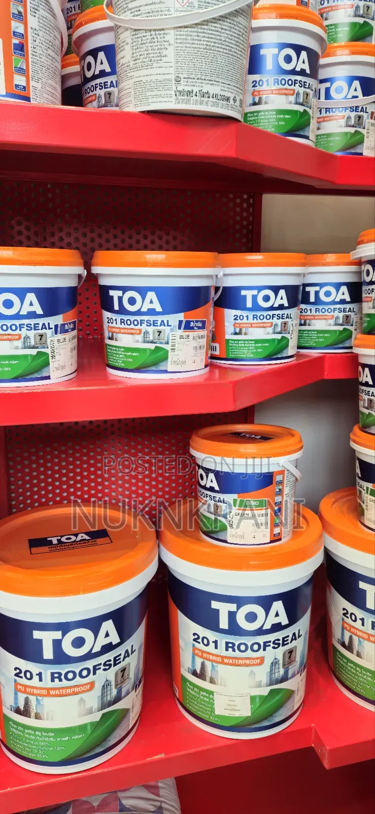 Toa Roofseal Pu Hybrid Polyurethane Waterproofing Paint for Sale 20kg
