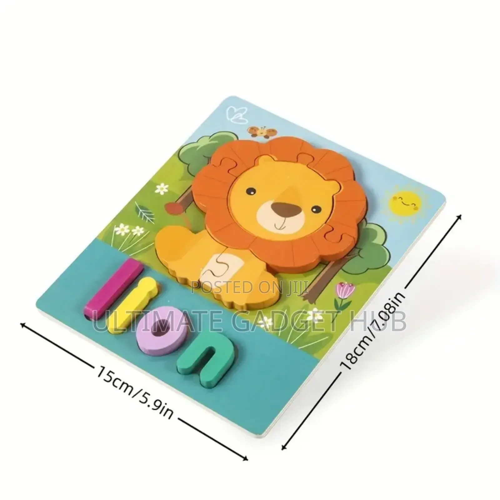 Colourful 3d Wooden Puzzle