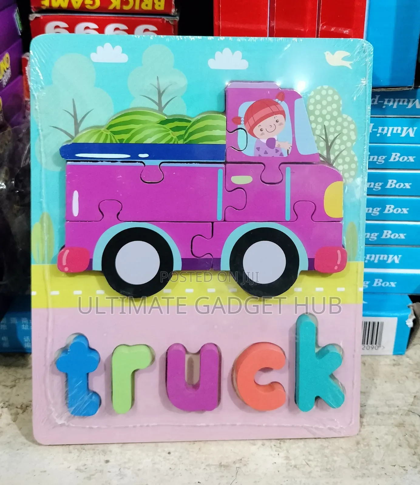 Colourful 3d Wooden Puzzle