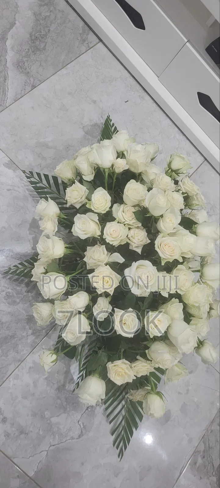 Natural White Flower Wreath