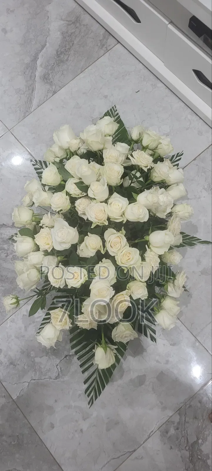 Natural White Flower Wreath