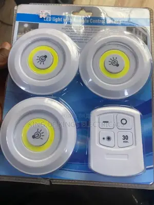 Led Touch Light Set of 3 With Remote Control – Easy Stick-on Lighting