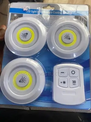 Led Touch Light Set of 3 With Remote Control – Easy Stick-on Lighting