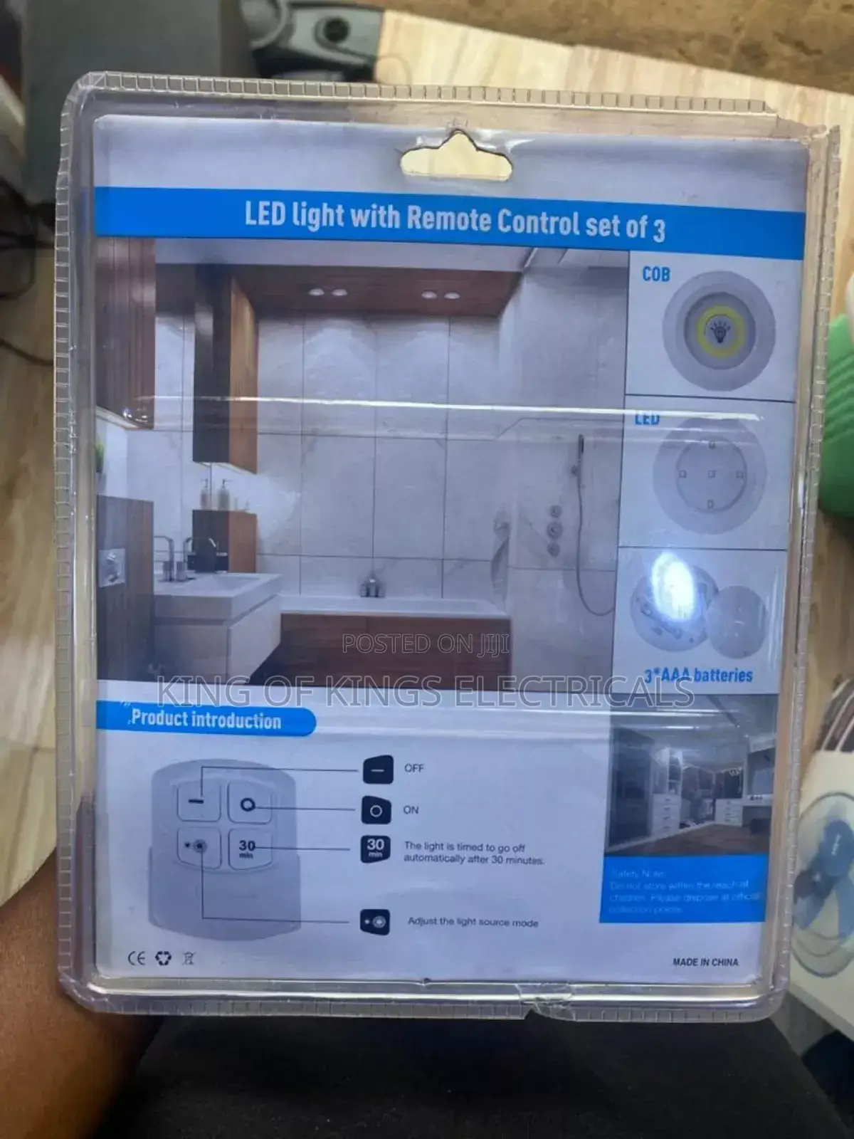 Led Touch Light Set of 3 With Remote Control – Easy Stick-on Lighting