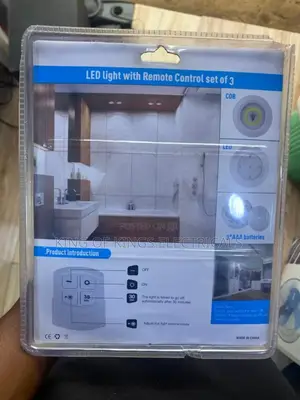 Led Touch Light Set of 3 With Remote Control – Easy Stick-on Lighting