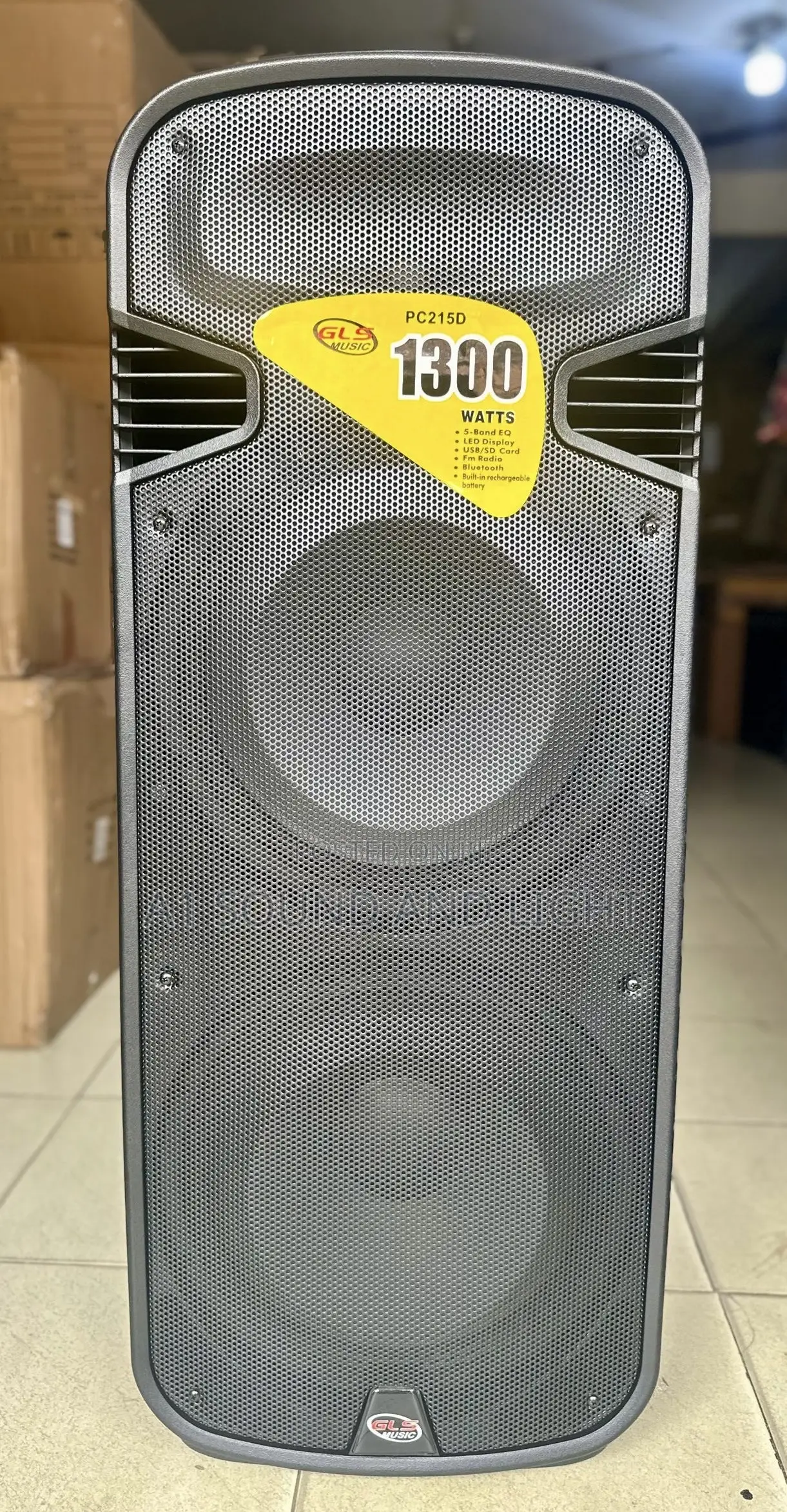 GLS Rechargeable Active Pa Speaker Set [ 2 X 15 Inches ]