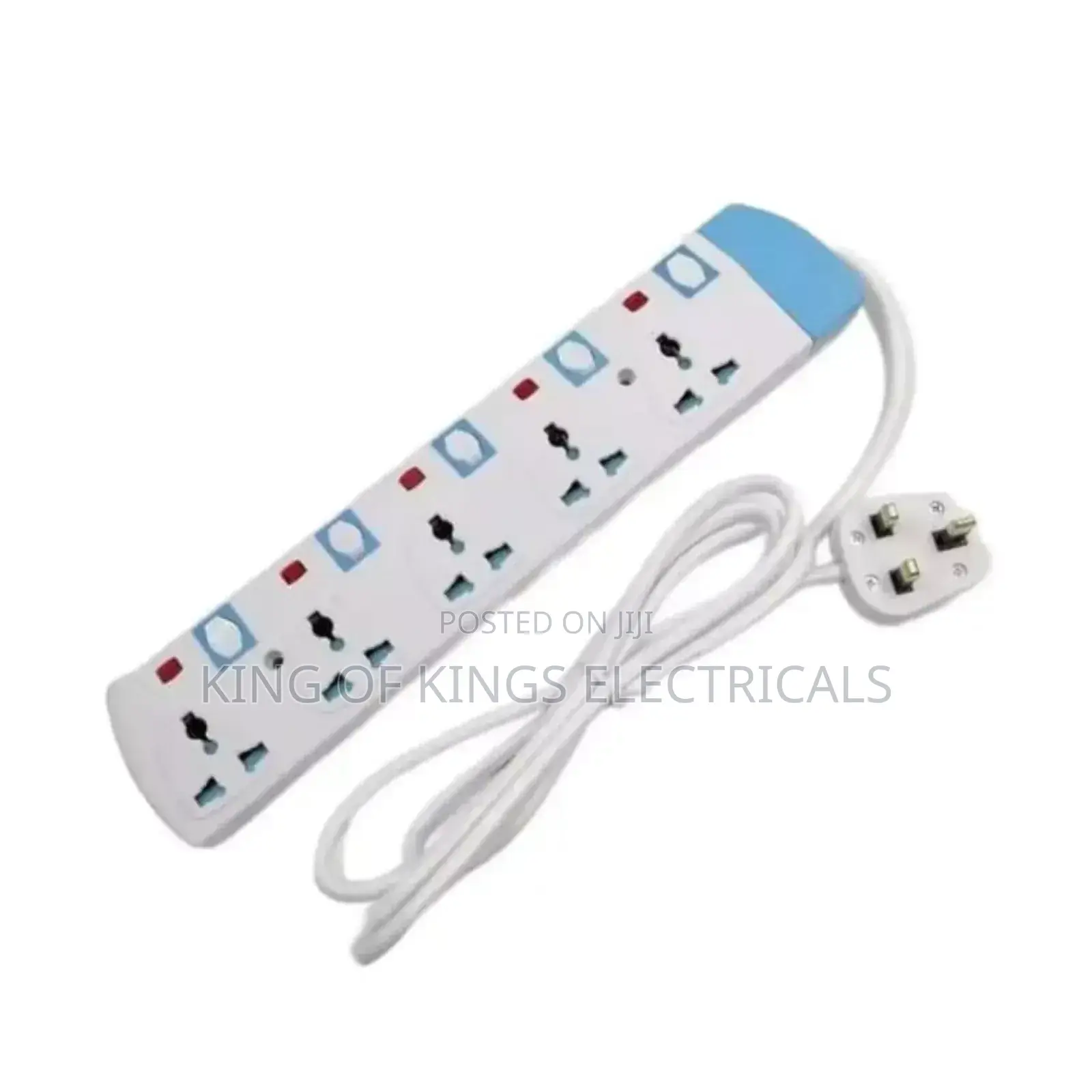 Focus 5-Way Extension Board With 5m Cable–Durable Safe Power Solution