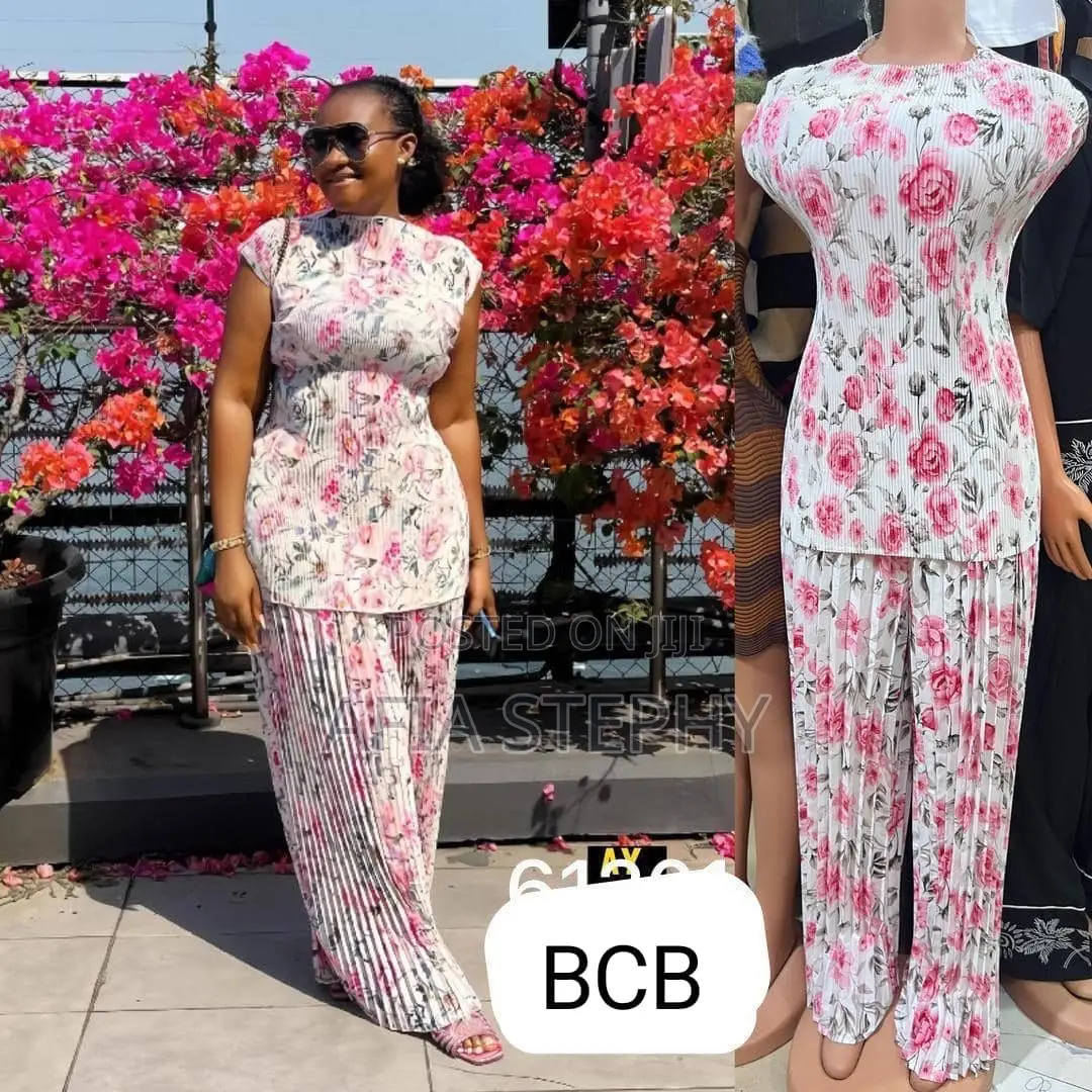 Flower Dress Trouser and Top
