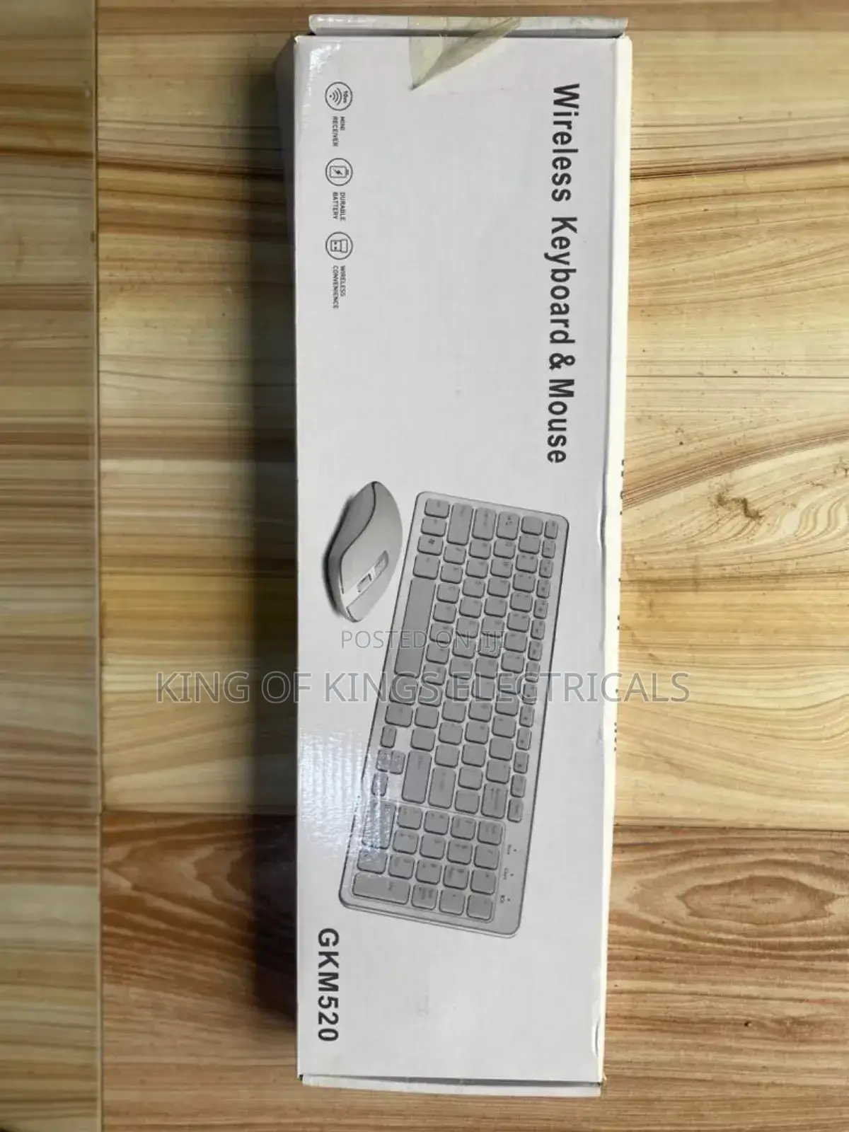 Wireless Keyboard Mouse Combo – Slim Portable