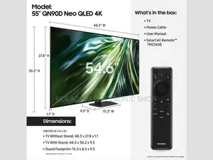 Samsung 98” Qled Qn90d 120hz Magic Remote Led Tv