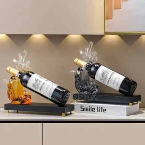 Abstract Art Style Wine Rack