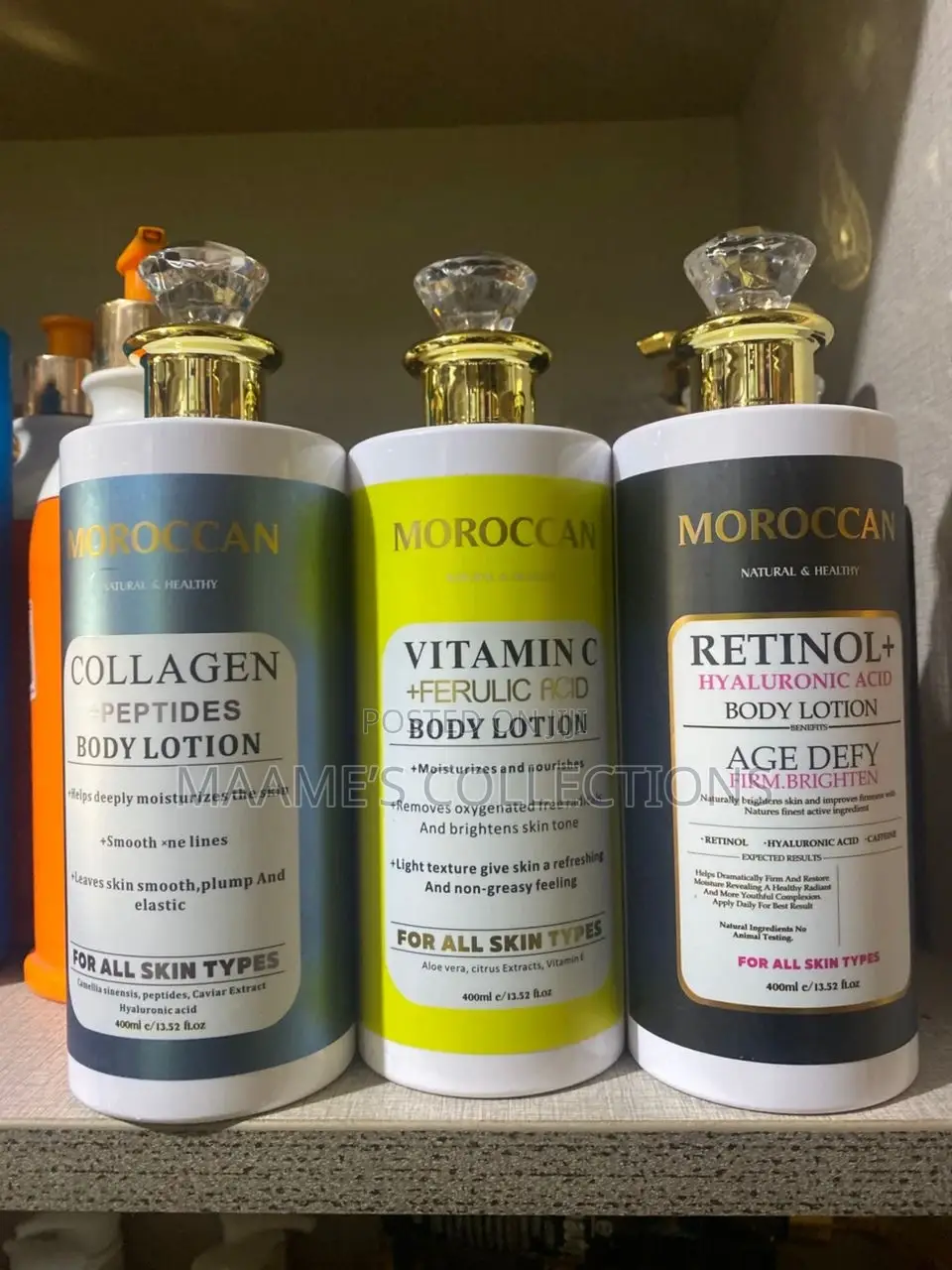 Moroccan Retinol + Hyaluronic Acid Body Lotion