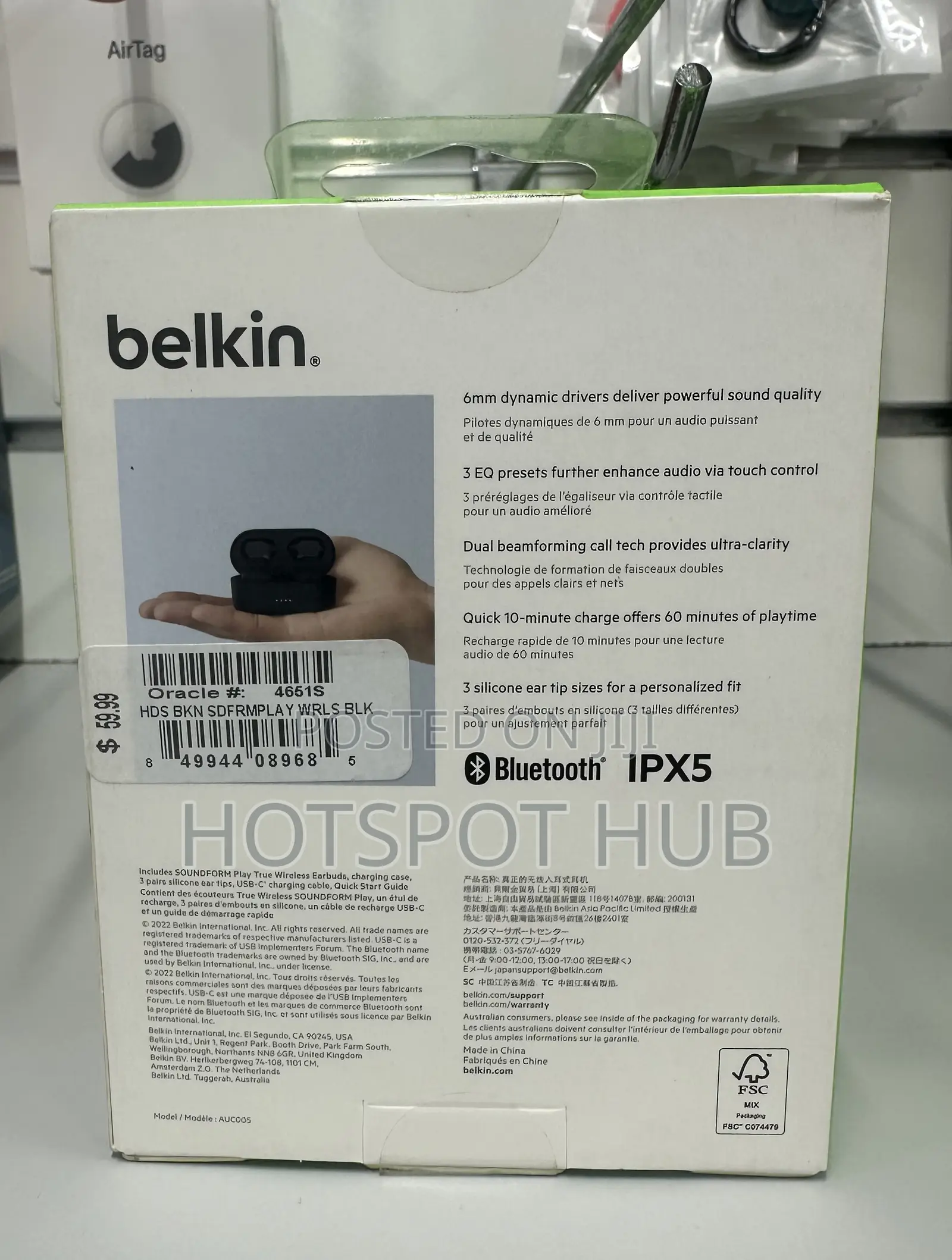 Belkin Soundform Bolt Wireless Earbuds