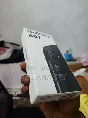 New Samsung Galaxy A07 4G 128 GB Black