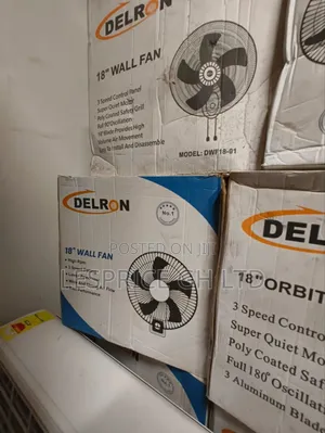 Get Your Delron Wall Fan for Conveniency