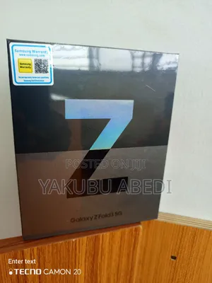 New Samsung Galaxy Z Fold 3 256 GB Black