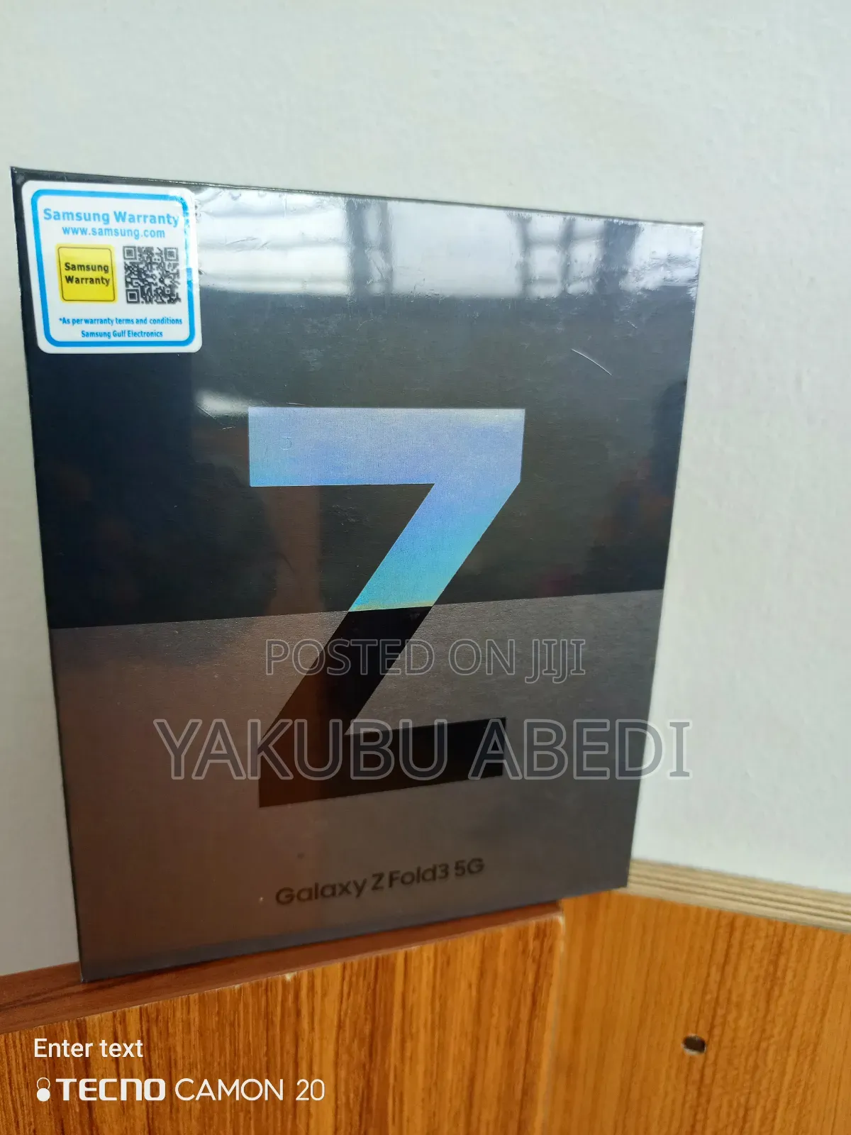 New Samsung Galaxy Z Fold 3 256 GB Black