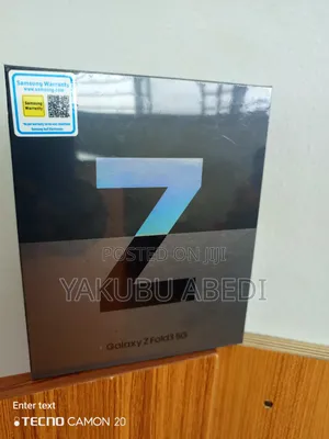 New Samsung Galaxy Z Fold 3 256 GB Black