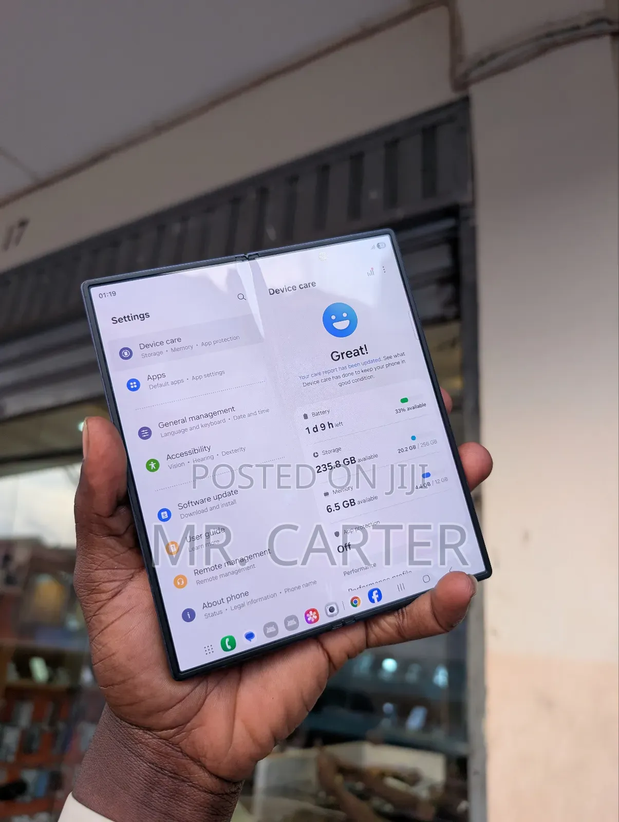 Samsung Galaxy Z Fold6 256 GB Blue